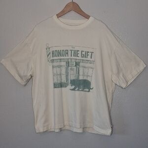 Honor The Gift Barbershop T-Shirt Bone Men’s Size XL